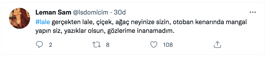 leman sam dan olay lale yorumu gundem oldu